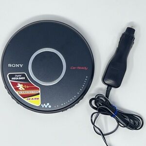 Sony Black CD car ready with Car power Adapter